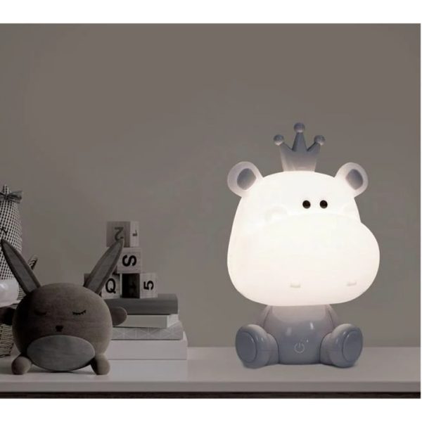 Lampă de Veghe cu Figurină Hippo