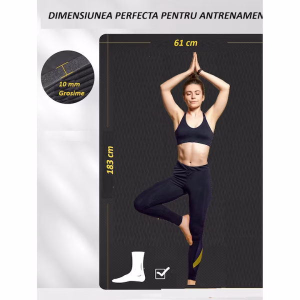 Saltea pentru antrenament FitPack 2-in-1