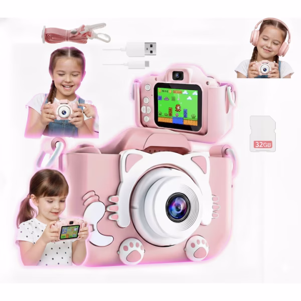 Aparat foto pentru copii 4 in 1 Full HD