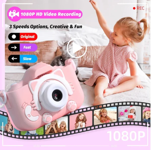 Aparat foto pentru copii 4 in 1 Full HD