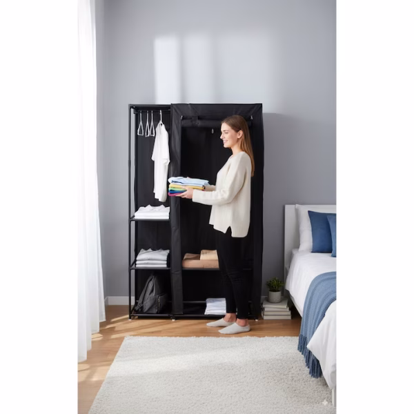 Dulap portabil dublu pentru haine