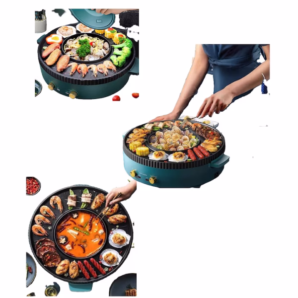 Grătar electric HotPot 1360W multifuncțional