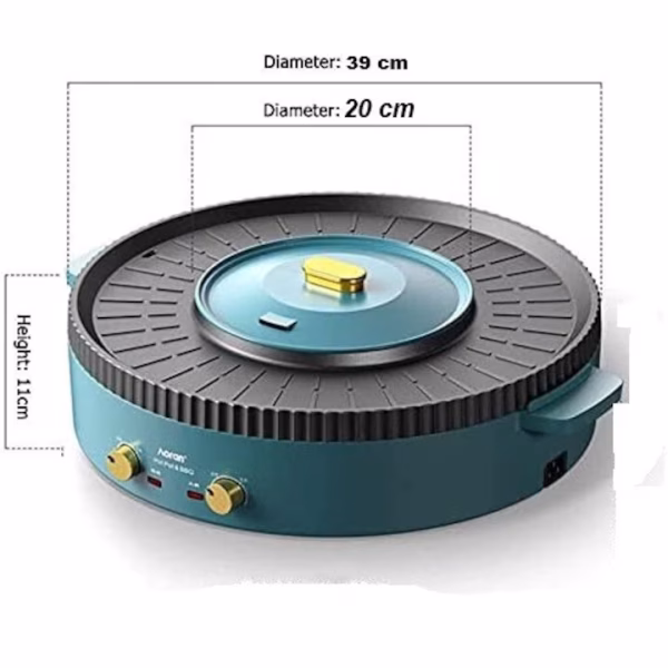 Grătar electric HotPot 1360W multifuncțional