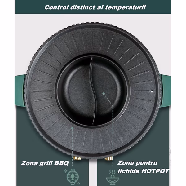 Grătar electric HotPot 1360W multifuncțional