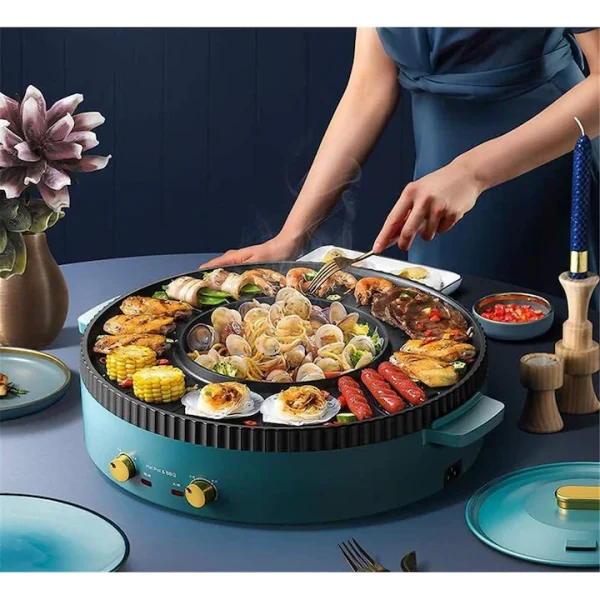 Grătar electric HotPot 1360W multifuncțional