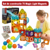 Set XL Magnetic Light Blocks 75 piese