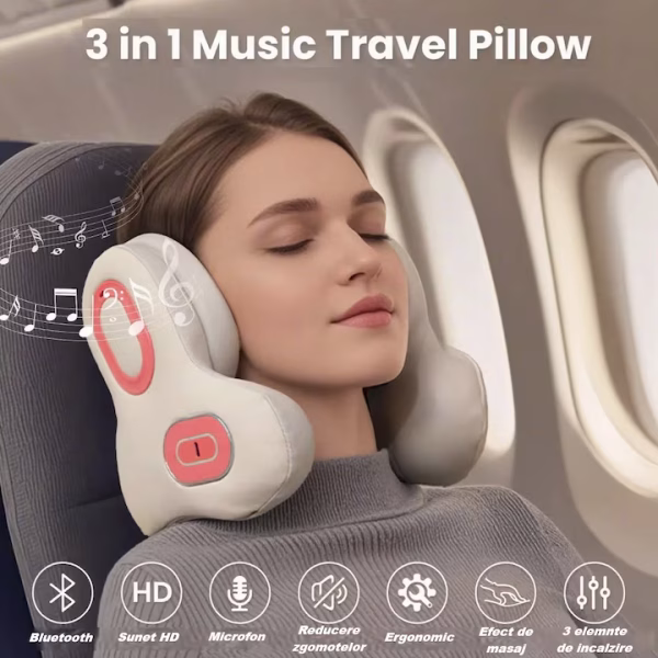 ZenNeck Pro - Pernă de călătorie și masaj cervical